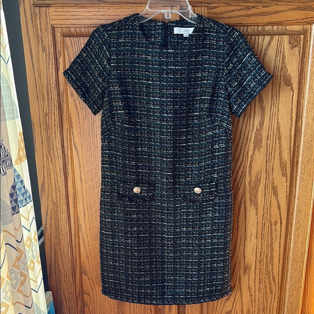Loft tweed dress